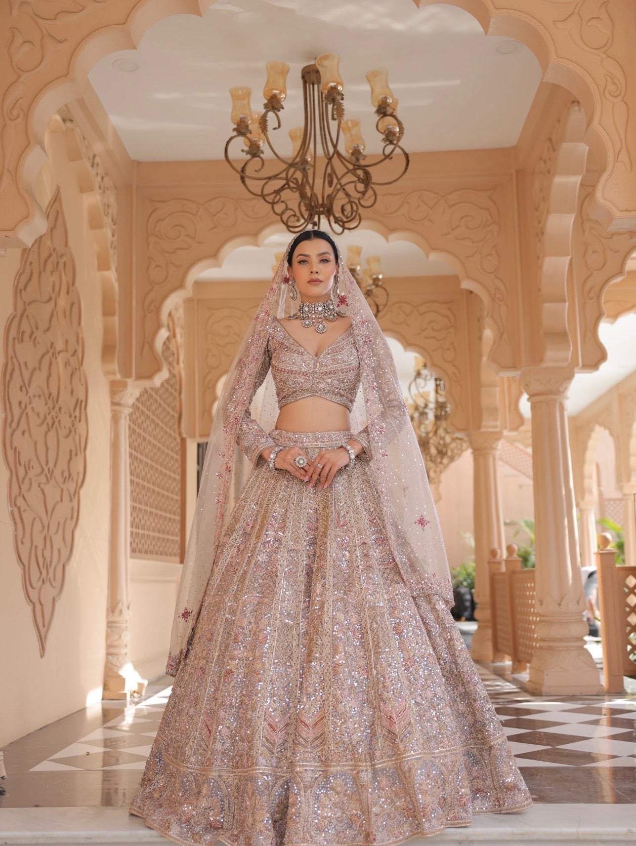 Noirella Pearl Lehenga