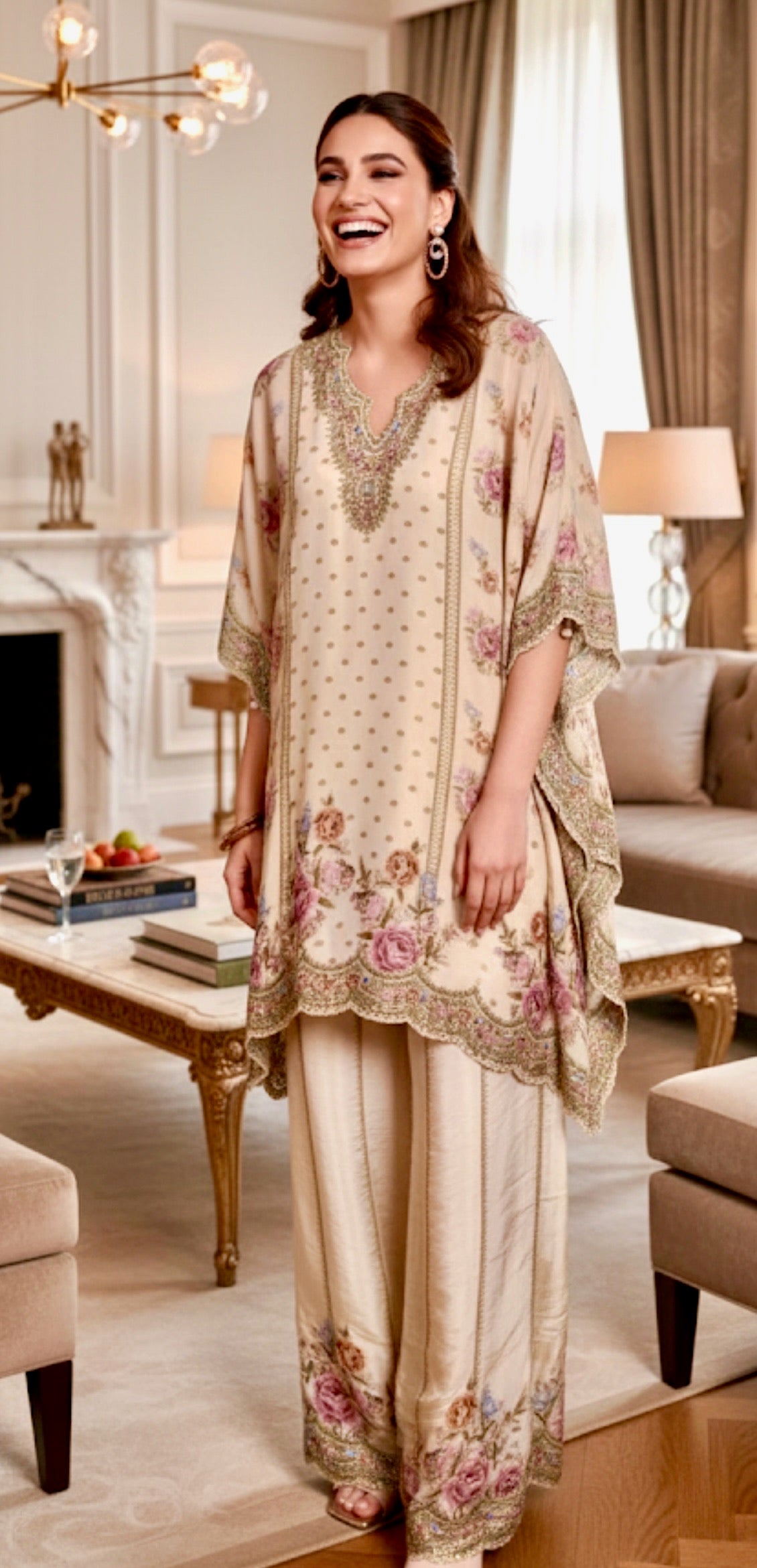 Beige Fusion wear