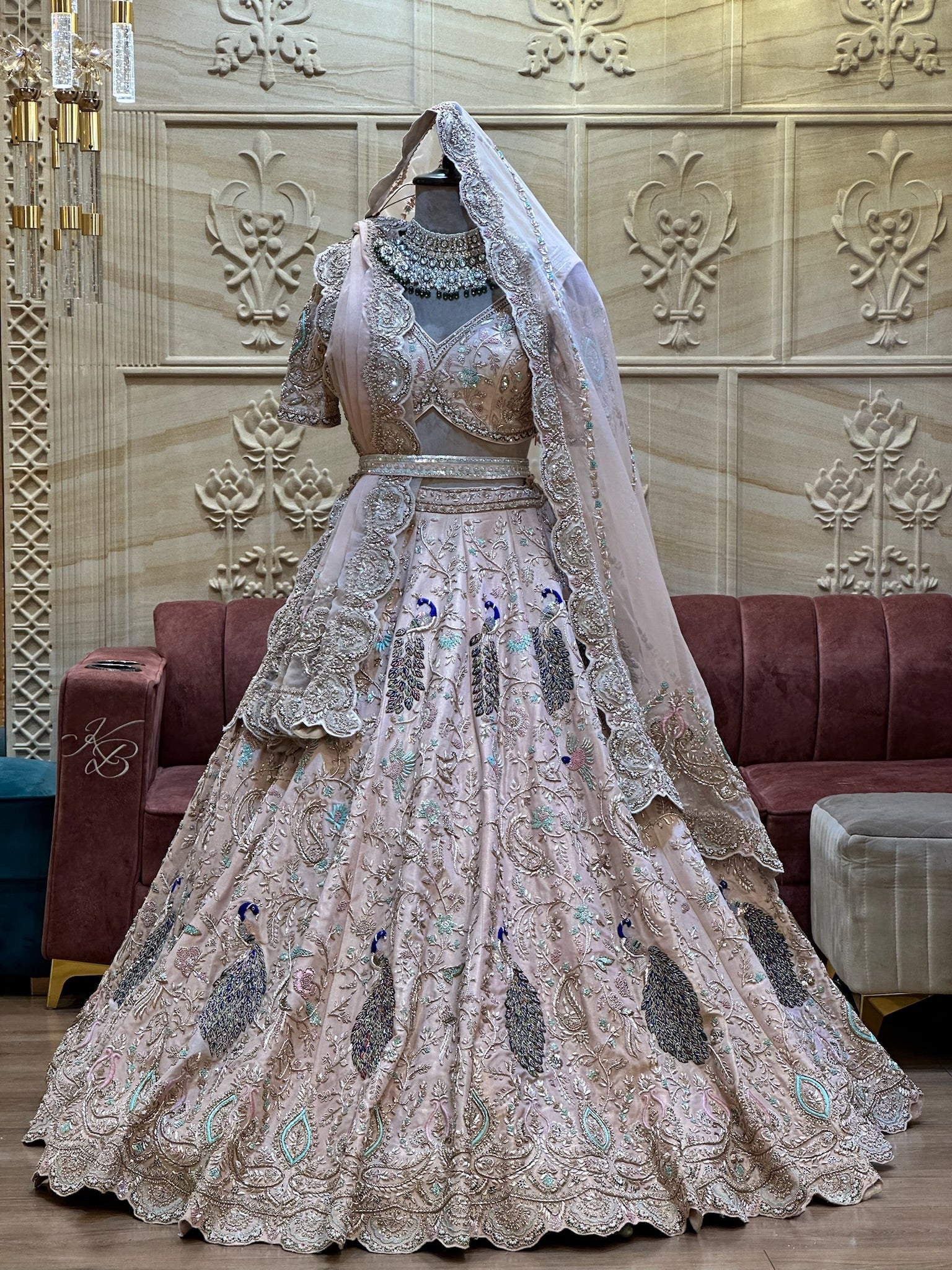 Pearl Lush Bridal Lehenga