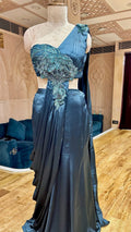 Midnight Majestic  Saree
