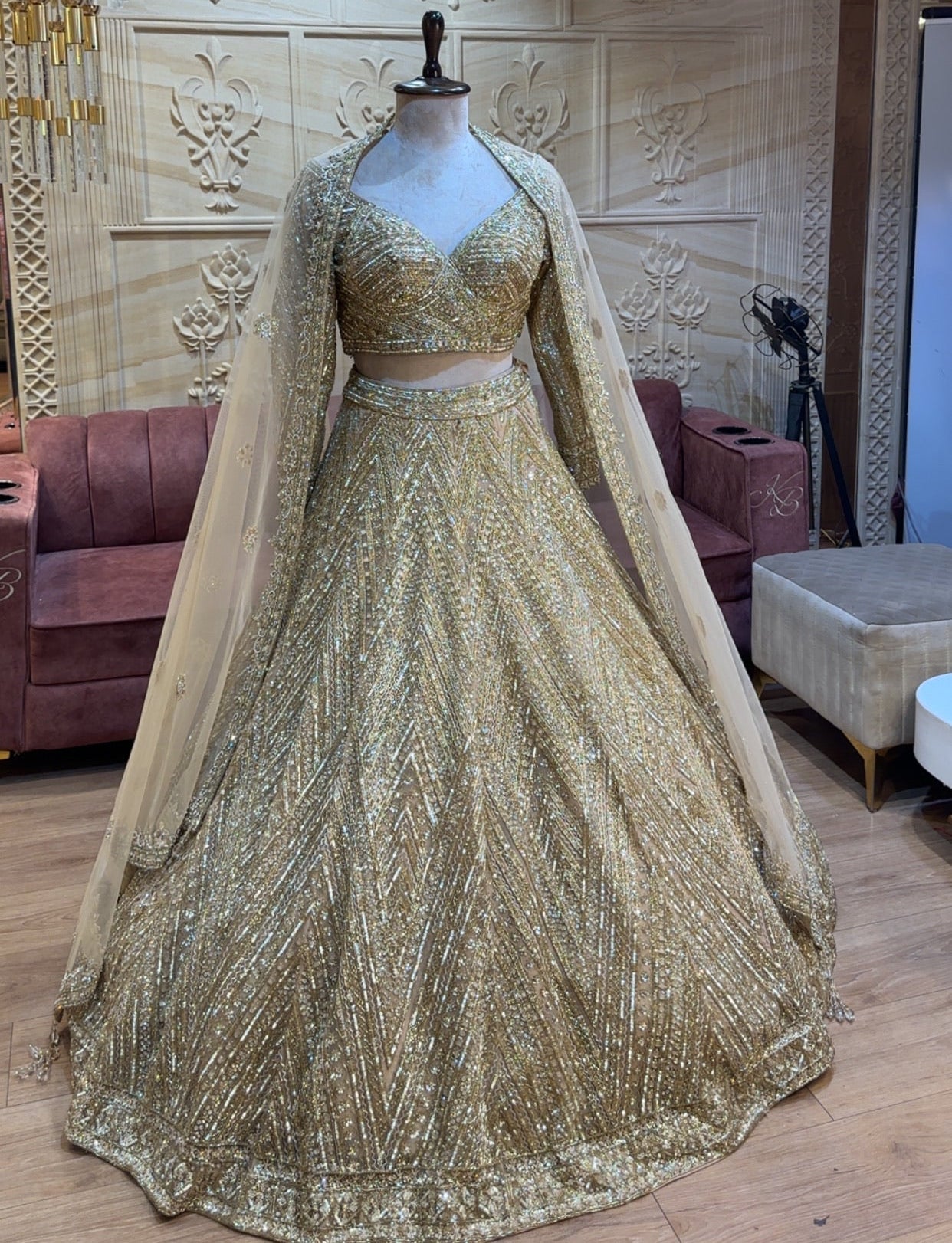 Obsidian Beat Lehenga