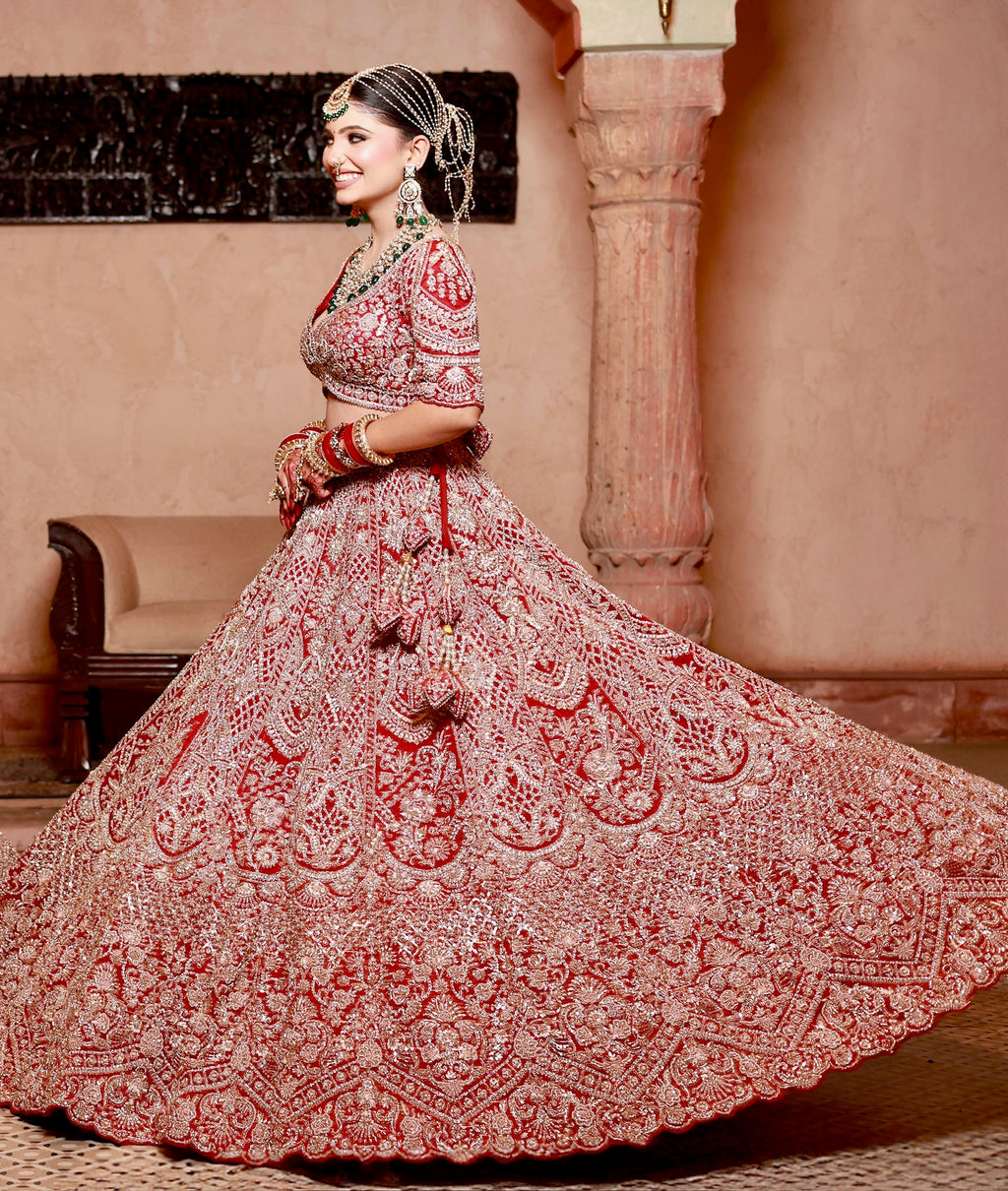 Royal Wedding Whisper Lehenga