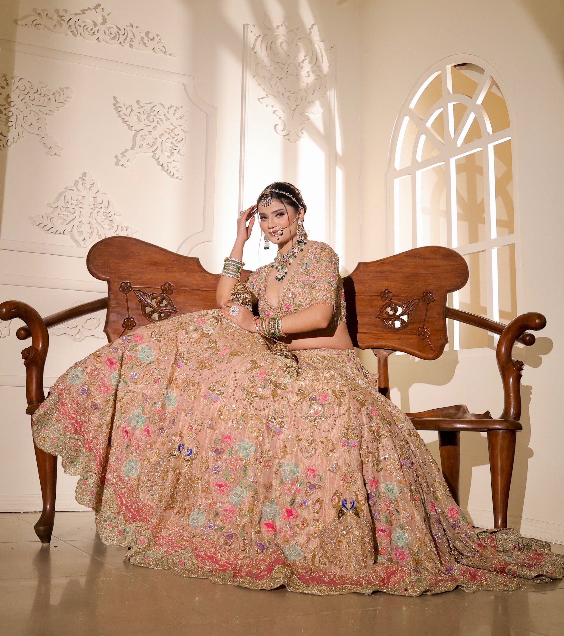 Rivaaz Peral Lehenga