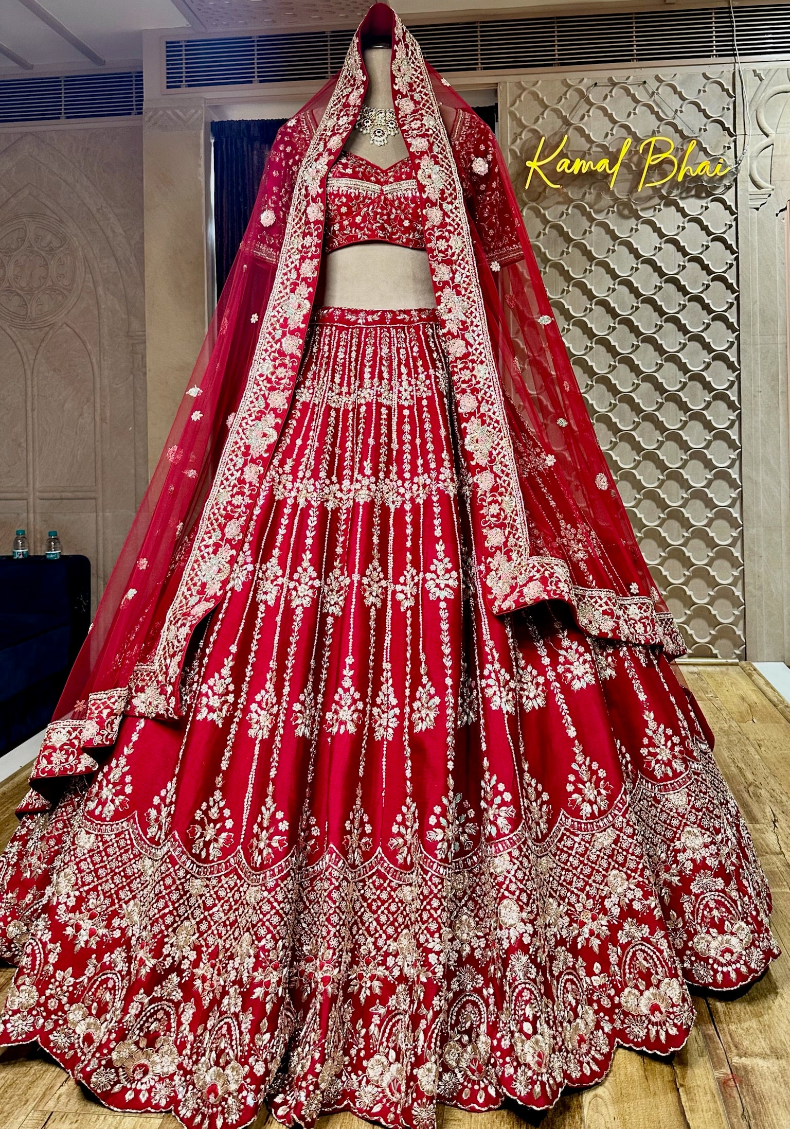 Red Blush Lehenga