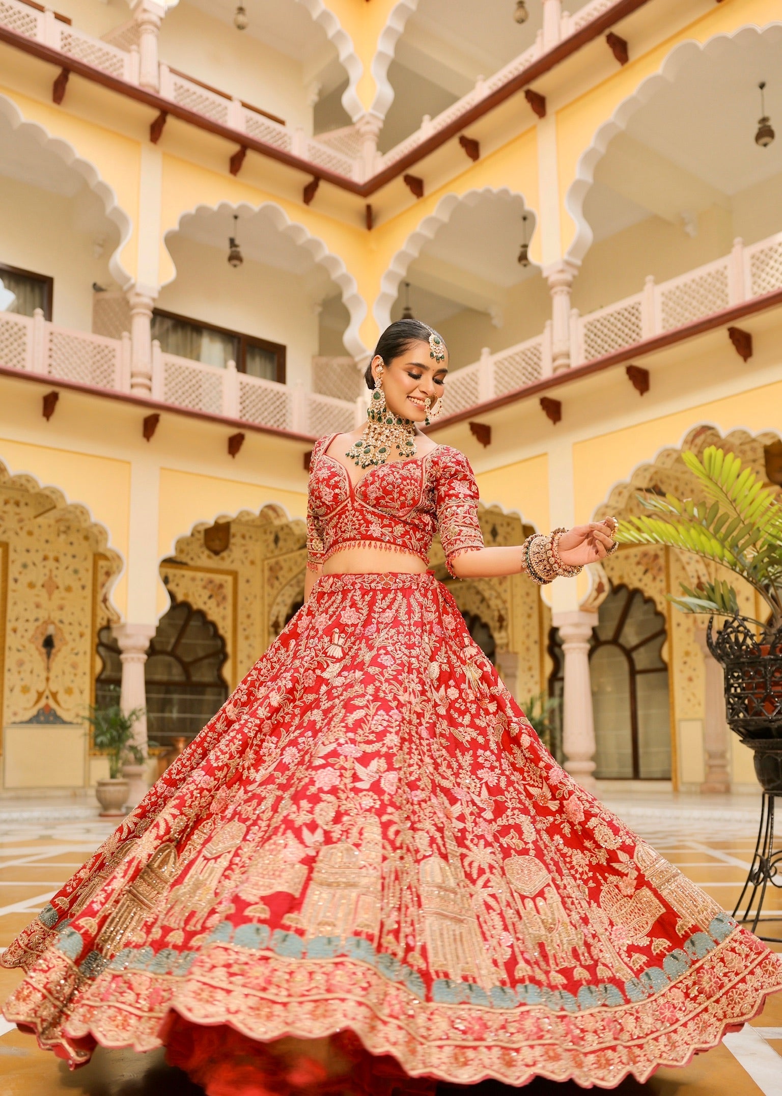 Rose Royale Lehenga